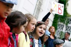 škola, první školní den, prvňák, ilustrační