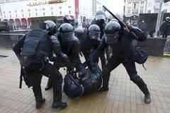 Bělorusko zatýkání opozice