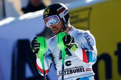 Marcel Hirscher slaví triumf v slalomu v Kitzbühelu 2017