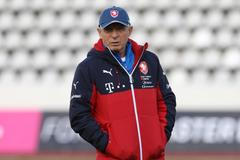 Trénink fotbalové reprezentace