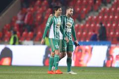 EPL, Slavia-Bohemians: radost Bohemians - Zoran Gajič a Jan Holenda