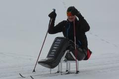 Hendikepovaný lyžař Jan Tománek