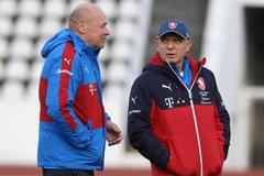 Trénink fotbalové reprezentace