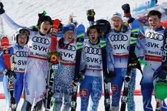 Stříbrný slovenský tým na MS ve sjezdovém lyžování 2017