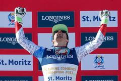 MS 2017 ve sjezdovém lyžování ve Svatém Mořici, kombinace mužů: Luca Aerni