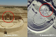 Ruská armáda zveřejnila záběry ze zničené Palmýry