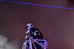 Zásah při požáru domu v Hodkovocích nad Mohelkou