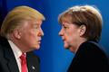 Trump - Merkelová - koláž