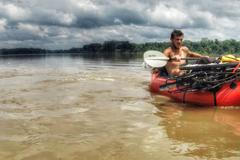 Matěj Balga při svém putování Amazonií