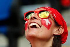 Euro 2016, Maďarsko-Rakousko: fanynka Švýcarsko