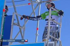 Ani chyba těsně před cílem Ester Ledeckou o zlato na MS nepřipravila