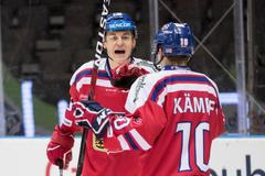 EHT, Česko-Finsko: Lukáš Radil a David Kämpf slaví gól