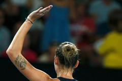 Karolína Plíšková na Australian Open 2017 (osmifinále)