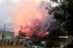 Výbuch pyrotechniky v izraelské obci Porat