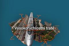 grafika - vysokorychlostní tratě