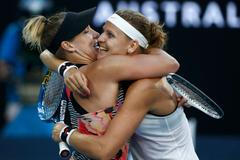 Australian Open 2017, finále čtyřhry Ž: Lucie Šafářová a Bethanie Mattek-Sandsová