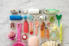 Odpadky sesbíráné designérkou Beccou Kudelou Grettenbergerovou