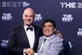 Galavečer FIFA 2017: prezident FIFA Gianni Infantino a Diego Armando Maradona
