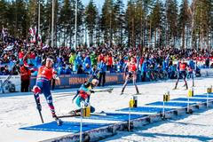 Pád Martina Fourcada v Kontiolahti