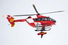 MS 217, trénink sjezd Ž: vrtulník odváží zraněnou Mirjam Puchnerovu