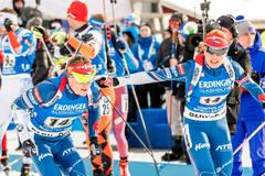 Předávkami k šestému místu. Tak Moravec s Koukalovou bojovali ve smíšené štafetě