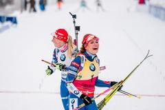 Biatlon, Oberhof, závod s hromadným startem žen