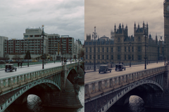 Čechův most v Londýně. Podívejte se na neuvěřitelné triky z filmu Masaryk