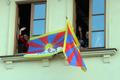 Demonstrace za svobodný Tibet a demokracii v Česku