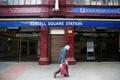 Zavřená stanice londýnského metra Russell Square