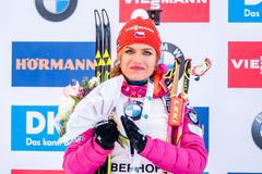 Sprint žen Oberhof 2017 (Koukalová)