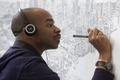 Úchvatná malba. Autistický umělec Stephen Wiltshire namaloval panorama Houstonu