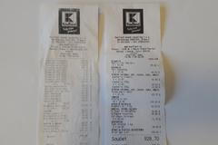 Vylepšené účtenky - kaufland - obě účtenky