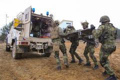 Česká armáda na cvičení NATO v Litvě