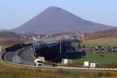 Dálnice D8 před dokončením