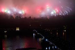 Novoroční ohňostroj v Praze