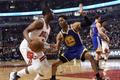 NBA: Golden State Warriors vs. Chicago Bulls (Dwyane Wade (3), Patrick McCaw)