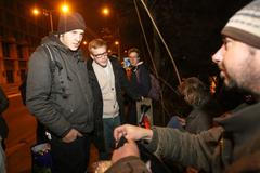 Student Jakub Trefný na svých dobročinných cestách za bezdomovci