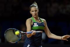 Karolína Plíšková na turnaji ve Stuttgartu