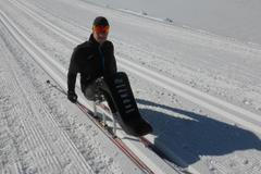 Hendikepovaný lyžař Jan Tománek