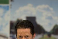 Seriál Lajna, natáčení a tisková konference