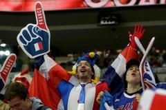 Francouzští fanoušci na MS 2015