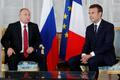 Vladimir Putin a Emmanuel Macron