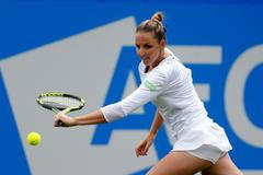 Kristýna Plíšková v Eastbourne 2017