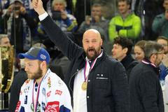 Čtvrté finále extraligy Kometa Brno vs. Liberec, oslavy