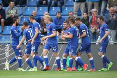 EPL, Mladá Boleslav-Slavia: radost Slavie