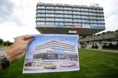 Cube - budova v Dejvicích, prohlídka Nejošklivější architektura Prahy, brutalismus