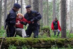 Zásah policie v šumavském hvozdu