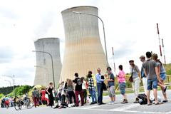 Belgie - jaderné elektrárny - protest