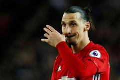 Zlatan Ibrahimovic v utkání proti Evertonu