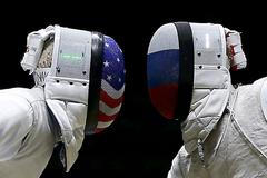 OH 2016, šerm: Miles Chamley-Watson (USA) - Artur Achmatchuzin (Rusko)